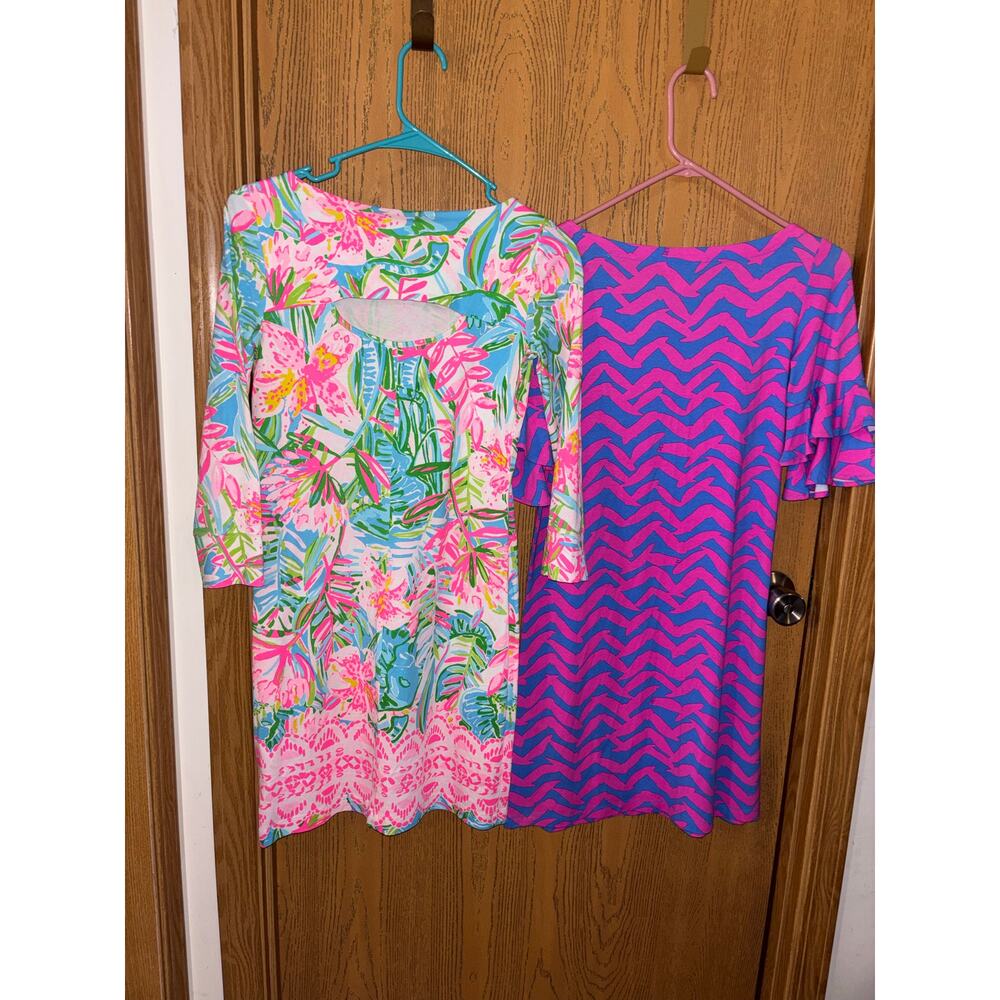 Lilly Pulitzer women’s bright printed mini dresses (lot of 2) - size XXS - Picture 2 of 10